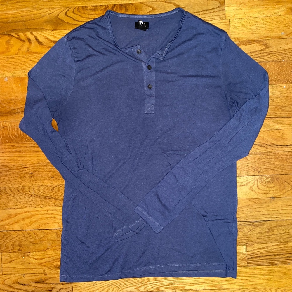 Blue Long Sleeve shirt